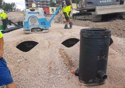 maanrakennus salaojat